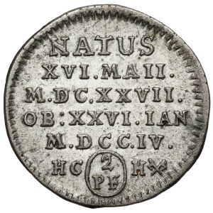 Braunschweig-Wolfenbüttel, Rudolf August, 2 fenigs 1704 HCH