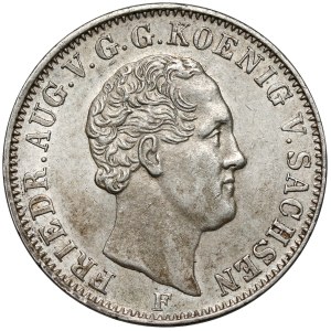 Saxony, Friedrich August V, 1/6 thaler 1846-F