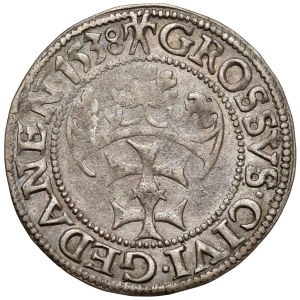 Sigismondo I il Vecchio, Grosz Gdańsk 1538
