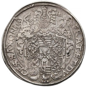 Saxony, Christian II, Johann Georg I and August, Thaler 1593 HB