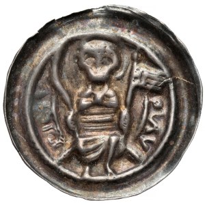 Magdeburg - bishopric, Brakteat 13th century. - St. Maurice