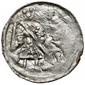 Boleslaw III the Wry-mouthed, Denarius - Fight with the Dragon - bullet
