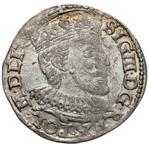 Zygmunt III Waza, Trojak Olkusz 1591 - Lewart w prostej