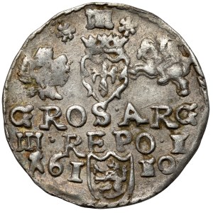 Sigismund III Vasa, Trojak Lublin 1601 - IF in line - B.RZADKI