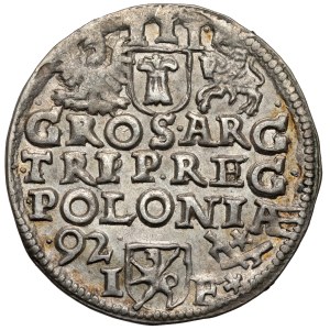 Zygmunt III Waza, Trojak Poznań 1592