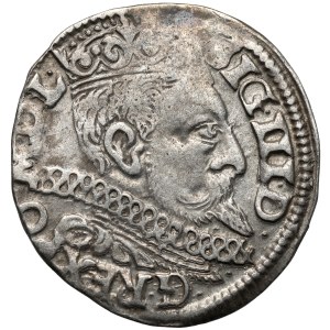Zygmunt III Waza, Trojak Poznań 1597 - Hybryda - rzadka