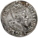 Sigismund III Vasa, Trojak Olkusz 1595 - RUSH under bust