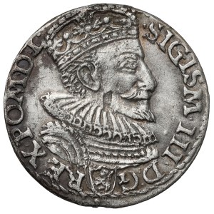 Zygmunt III Waza, Trojak Malbork 1594 - naprawiany pierścień