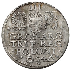 Zygmunt III Waza, Trojak Malbork 1594 - naprawiany pierścień