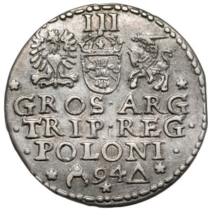 Sigismund III Vasa, Troika Malbork 1594 - open ring