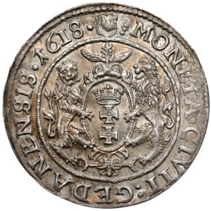 Sigismund III Vasa, Ort Gdansk 1618 - early