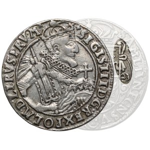 Zygmunt III Waza, Ort Bydgoszcz 1623 - kokardy - RZADKI