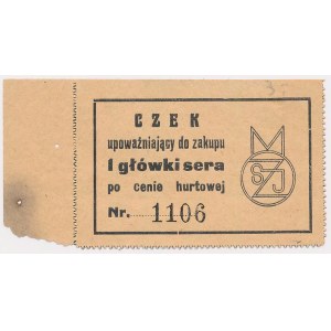 Czudec, Czek na zakup główki sera w cenie hurtowej