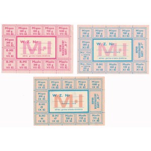 PRL food cards, July-November 1982 M-I (3pcs)