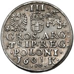 Sigismund III Vasa, Trojak Krakow 1601 - left