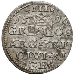 Zygmunt III Waza, Trojak Ryga 1596
