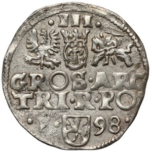 Sigismund III Vasa, Trojak Wschowa 1598 - F from left