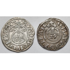 Germany, 1/24 thaler 1603-1616 - set (2pcs)