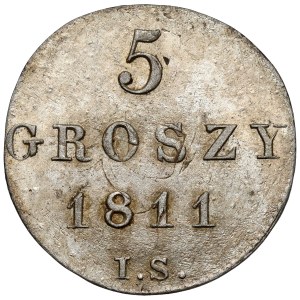 Duchy of Warsaw, 5 groszy 1811 IS - small 5