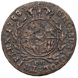 Poniatowski, Trojak 1788 EB, Warsaw - POLOL error - rare