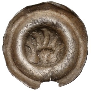 Silesia, Button Brakteat - Eagle wing - very rare type