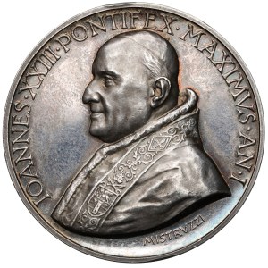 Vatikan, Johannes XXIII., Medaille 1958 - in Silber