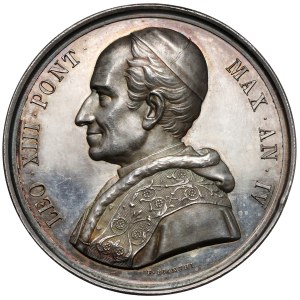 Vatican, Leo XIII, Medal 1881 - in silver