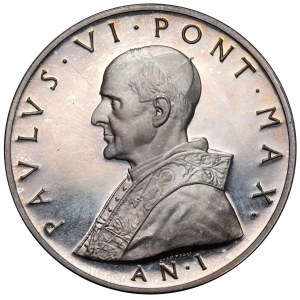 Vatican, Paul VI, Medal 1963 - in silver