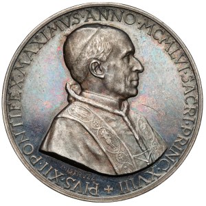 Vatican, Pius XII, Medal 1956 - in silver