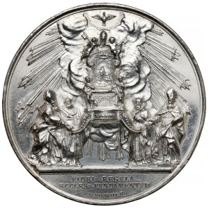 Watykan, Pius IX, Medal 1860 - w srebrze