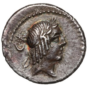 Republic, L. Calpurnius Piso Frugi (90 BC) Denarius, Rome