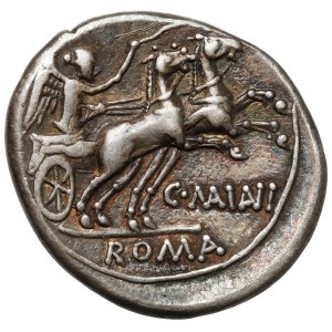 Republika, C. Maianius (153 pred Kr.) Denár, Rím