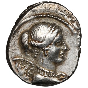 Republic, T. Carisius (46 B.C.) Denarius, Rome