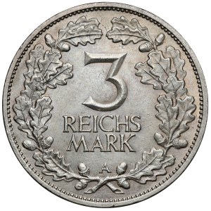 Weimar, 3 marki 1925-A - Nadrenia