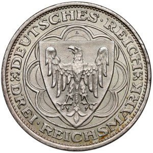 Weimar, 3 marks 1931-A - Magdeburg
