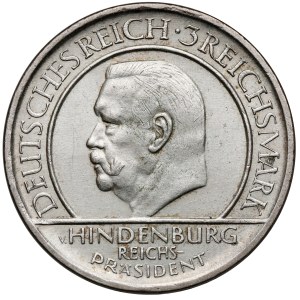 Weimar, 3 marks 1929-A - Treu Der Verfassung