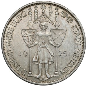 Weimar, 3 marks 1929-E - Meissen