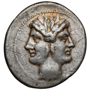 Republic, Didrachma / Anonymous quadriga (225-214 BC) - Anonymous issue, Rome