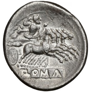 Republic, Didrachma / Anonymous quadriga (225-214 BC) - Anonymous issue, Rome