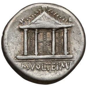Republic, M. Volteius M.f. (75 B.C.) Denarius, Rome