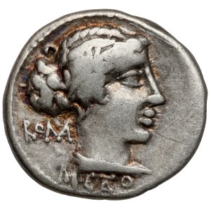 Republic, M. Porcius Cato (89 B.C.) Denarius, Utica