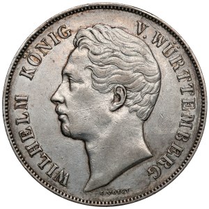 Württemberg, Wilhelm I, 2 guilders 1848