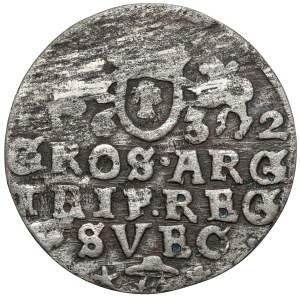 Gustaw II Adolf, Trojak Elbląg 1632 - koronny