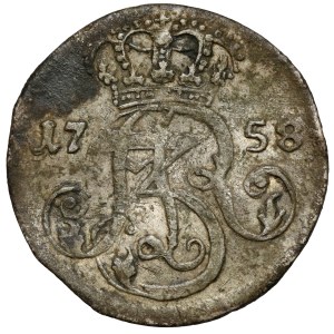 August III Sas, Trojak Gdańsk 1758