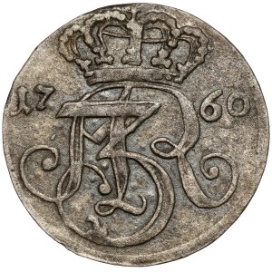 August III Sas, Trojak Gdansk 1760 REOE