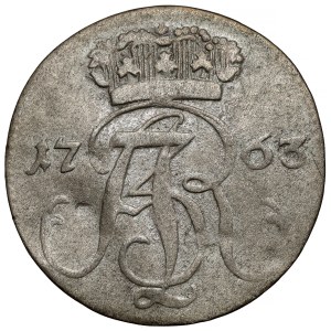 August III Sas, Trojak Gdansk 1763 REOE