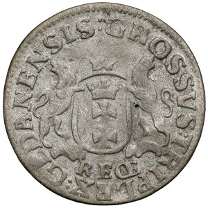 August III Sas, Trojak Gdansk 1763 REOE