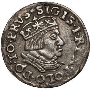 Sigismund I the Old, Trojak Gdansk 1537 - PRVS