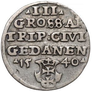 Sigismund I the Old, Trojak Gdansk 1540