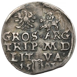 Stefan Batory, Trojak Vilnius 1581 - (III)